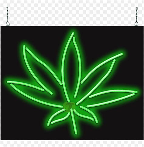Free Download Hd Png Weed Neon Sign Png Transparent With Clear