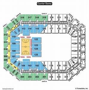 Carrier Dome Seating Chart Seating Charts Tickets