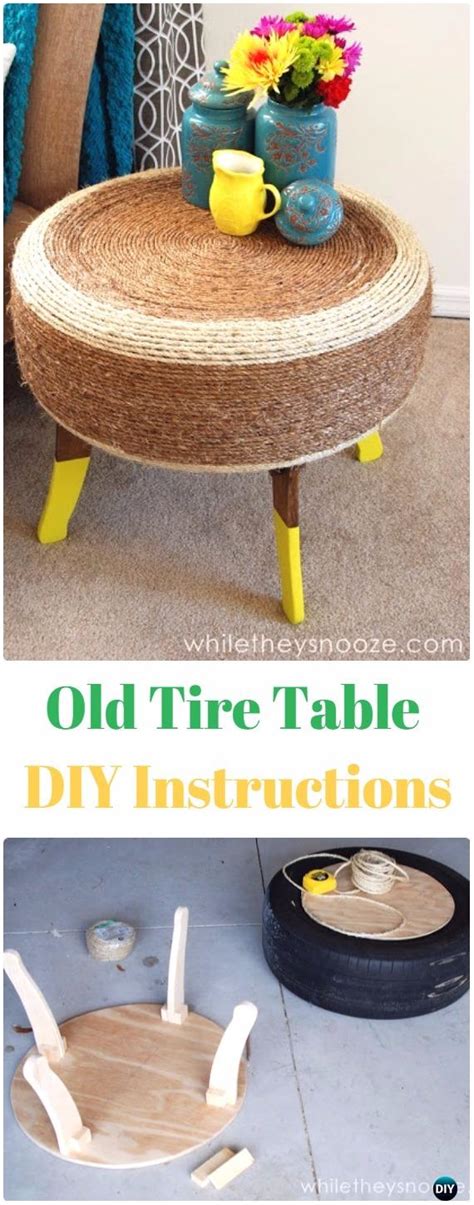 Map decor has caught our eye lately and this. DIY Recycled Old Tire Furniture Ideas & Projects for Home