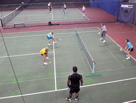 Not only is there only one opportunity to serve, but players can also only serve underhanded. What in the world is pickleball? - CentralMaine.com