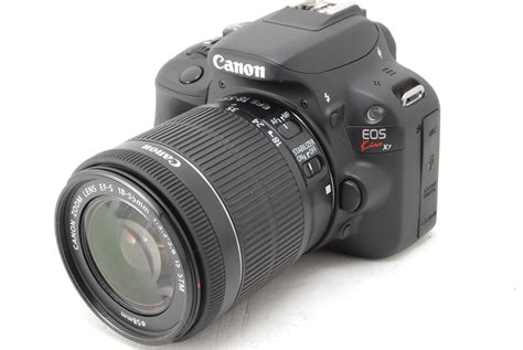Recently seen out in the wild is the canon eos kiss x7 which looks to be a smaller and lighter version of canon's eos rebel dslr lineup. Canon EOS Kiss X7 （キヤノン） | 中古カメラ・レンズ買取の専門店ファイブスターカメラ