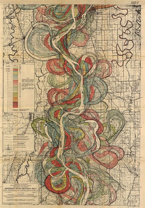 Vintage Maps Map Mississippi