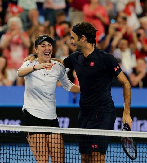 The world number three had earlier shown why he is a firm favourite for the season's first major. Roger Federer and Belinda Bencic Hopman Cup 2019 | Roger ...