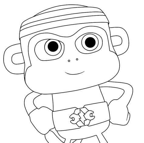 Clark From Chico Bon Bon Coloring Page Free Printable Coloring Pages