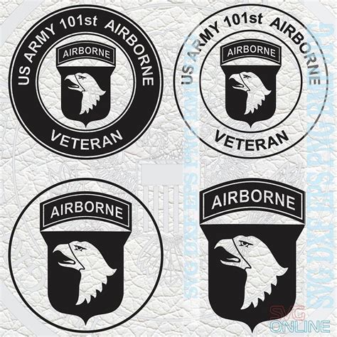 101st Airborne Svg Dxf Png Clipart Vector Etsy Singapore