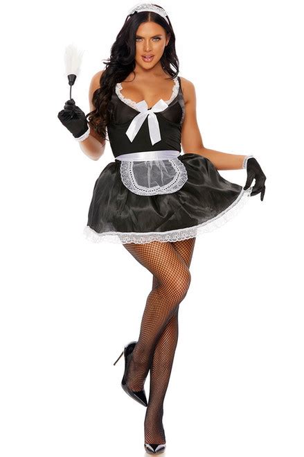 domesticated delight sexy french maid costume spicy lingerie