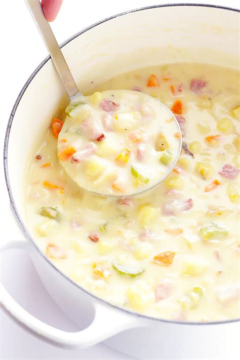 Give it a try when you want something easy but special. Creamy Ham and Potato Soup | Gimme Some Oven
