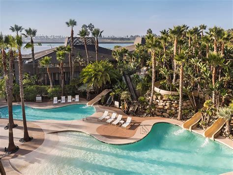 Resort Hotel In Mission Bay San Diego With Water Slides Hyatt Regency