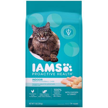 We expertly prepare this indoor cat food with your kitty's decreased activity levels in mind. Iams ProActive Health Adult Indoor Weight Control ...