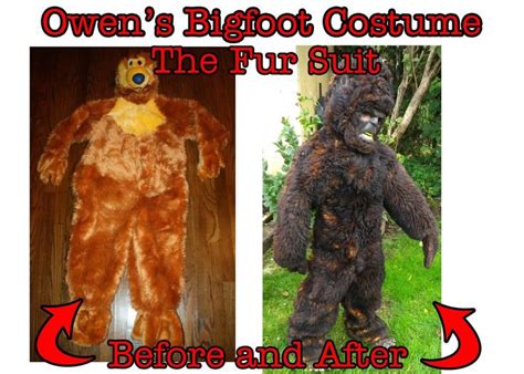 Cards By Cg Diy Bigfoot Costume For A Bigfoot Fanatic Bigfoot