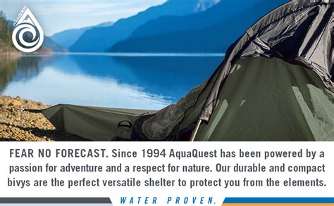 Aqua Quest Hideaway Bivy Stealth Compact Single Pole Hooped Tent Waterproof Breathable With