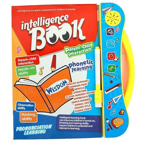 Gjshop Intelligence Book Interactive Children Book Musical English