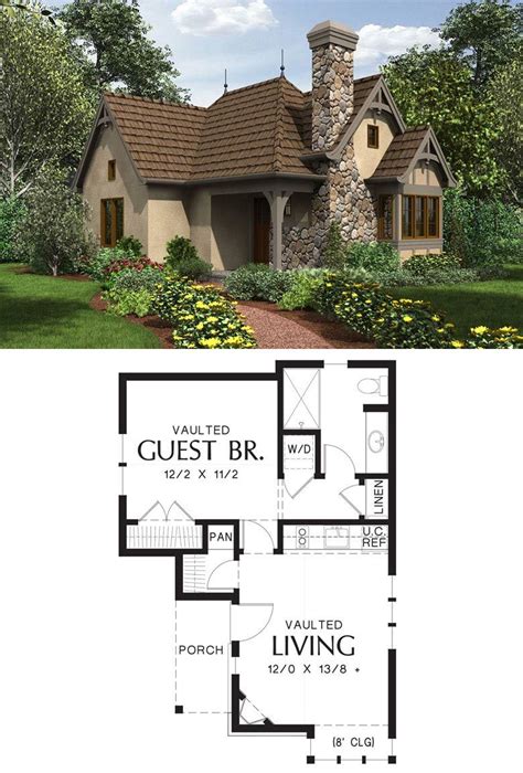 27 Adorable Free Tiny House Floor Plans Cottage House Plans Cottage