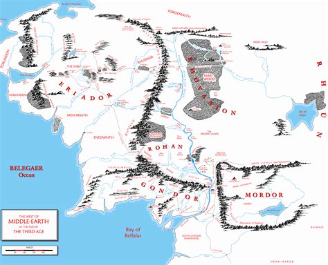 Third Age Maps Tolkien Forums