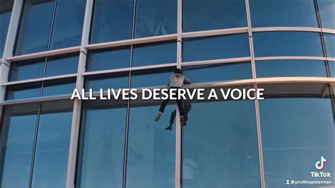 Pro Life Spider Man Climbs The Salesforce Tower In San Francisco Youtube