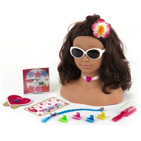 Cover sb's head v exprverbal expression: Tête à coiffer et à maquiller Princesse Coralie : Hawaï ...