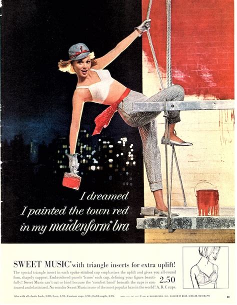 1963 vintage lingerie ad maidenform bra i dreamed… gem
