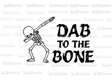Dabbing Skeleton Svg Png Dxf  Dab To The Bone Svg Skeleton