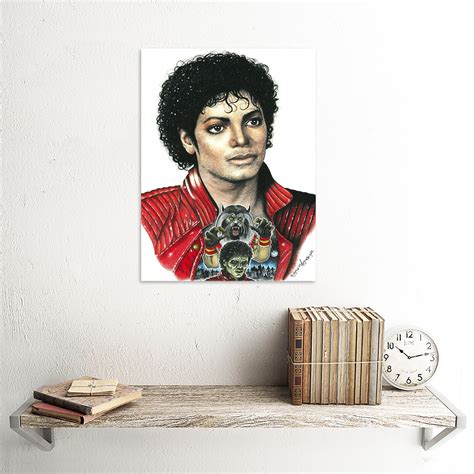 Wayne Maguire Tattooed Thriller Michael Jackson Inked Ikon Art Print Poster 5057833093490 Ebay
