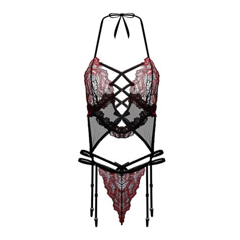 Sexy Lingerie Porn Sexy Ladies Sexy Underwear Lace Red Flower Dress