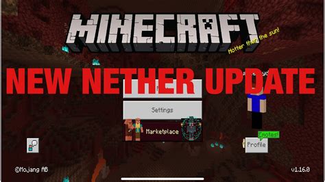 Minecraft Bedrock Edition Nether Update Is Here Youtube