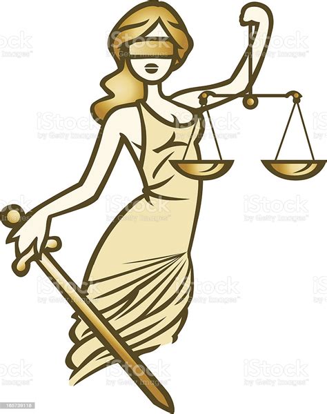 Lady Justice Stock Illustration Download Image Now Istock