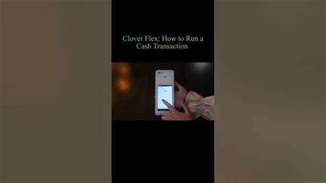 ⏯️ Clover POS Systems | Clover Flex: How to Run a Cash Transaction gambar png