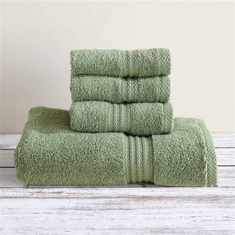100 Cotton Zero Twist Bath Towel Hand Towel Washcloth Set