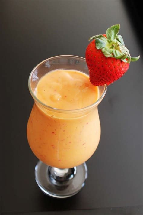 Strawberry Mango Smoothie Recipe 3 Ingredients Smoothie