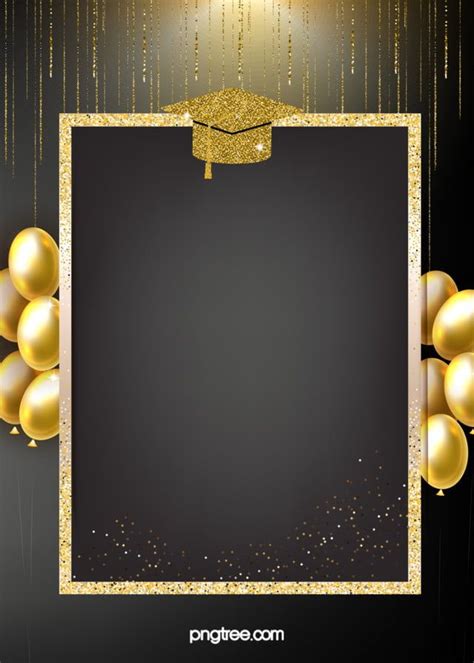 Golden Texture Background Of Graduation Hat Wallpaper Image For Free