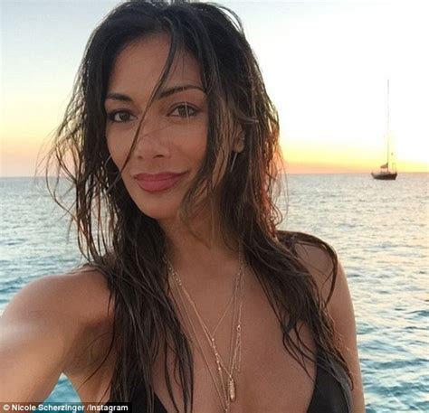 Nicole Scherzinger Shows Off Her Busty Ample Assets As She Struggles To