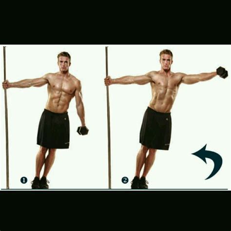 Leaning Dumbbell Lateral Raise Exercise How To Workout Trainer By