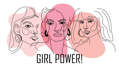 Girl Power Empowered Women International Feminism Ideas Poster