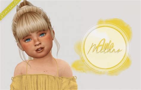 Anto Milano Hair Toddler Version At Simiracle • Sims 4 Updates