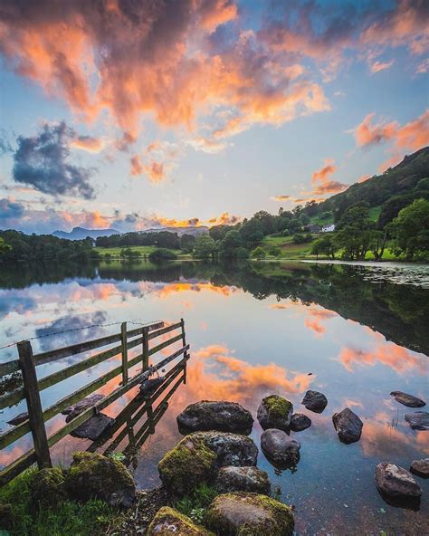Lake District On Instagram “last Nights Sunset At Loughrigg Tarn By