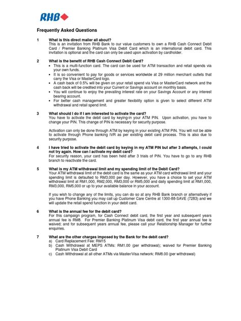 Our structured internship programme allows you to commence your learning journey where you will be given the necessary. Debit Card Rhb | Personal Identification Number | Debit Card