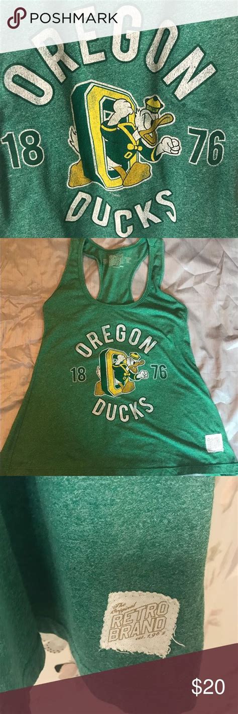 Oregon Ducks Retro Brand Tank Top Retro Brand Clothes Design Brand