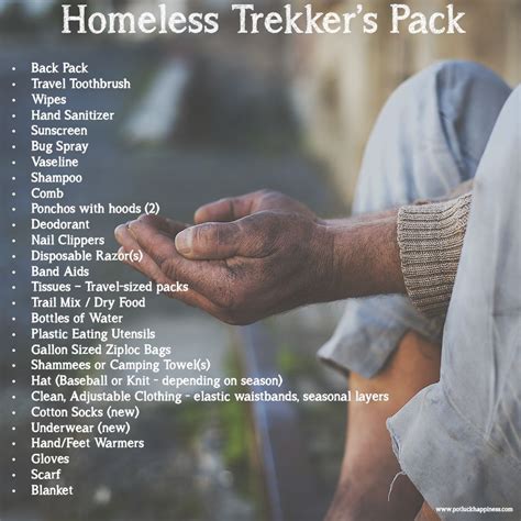We did not find results for: Trekker's Packs for the Homeless - make a difference in ...