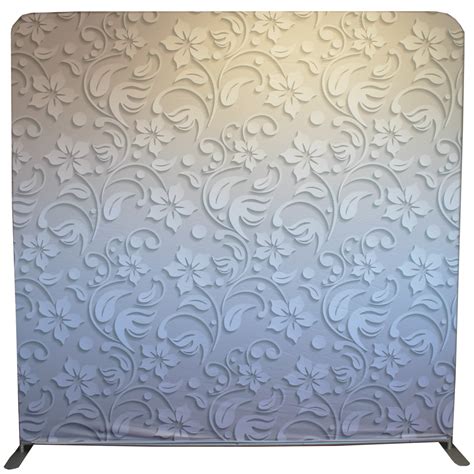 White Flower Pattern Backdrop Photo Booth Direct