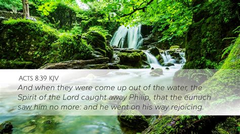 Acts 839 Kjv Desktop Wallpaper And When They Were Come Up Out Of The