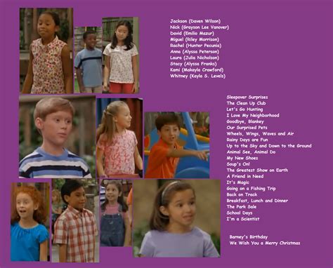 The Barney And Friends Gang Meet The Cast Kids Worlds Adventures Wiki