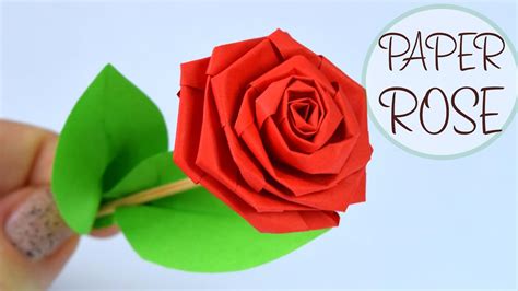 How To Make Rose Of Paper Diy Paper Crafts Youtube