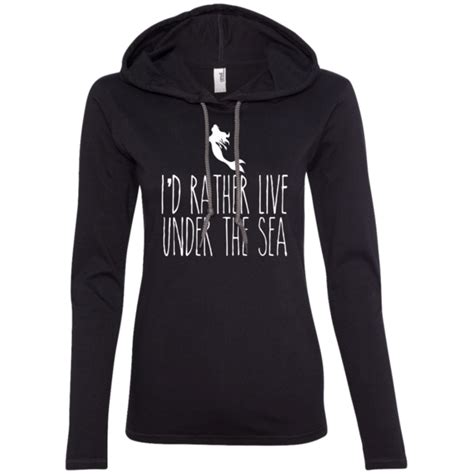 I'd Rather Live Under The Sea Hoodies | Hoodie shirt, Hoodies, Unisex hoodies
