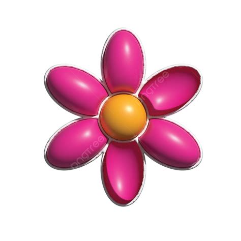 Flower Emoji 3d Vector Flowerr Emoticon 3d Png And Vector With