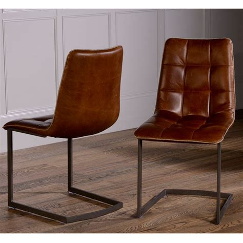 Description items included 2 dining chairs give your kitchen space an industrial appeal, with our faux leather dining chairs. Dolomite Leather Dining Chair | Leather dining chairs ...