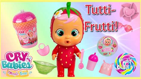 Cry Babies Magic Tears Tutti Frutti Series Strawberry🍓🍓🍓🍓🍓ella Doll