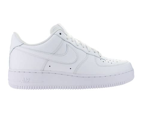 Nike Mens Air Force 1 Low Whitewhite Leather Casual Shoes 6 M Us