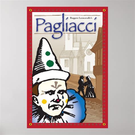 Pagliacci Opera Poster Zazzle