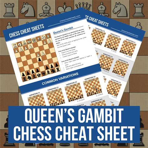 Chess Cheat Sheet Ubicaciondepersonascdmxgobmx