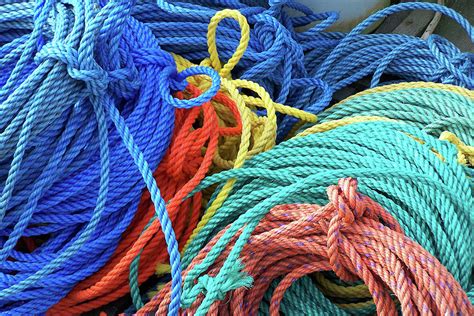 Colored Ropes Photograph By Jerry Griffin Fine Art America